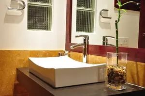 New sink in bathroom