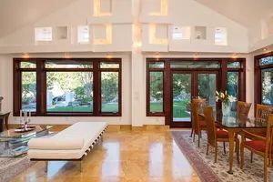 Wide area of living room