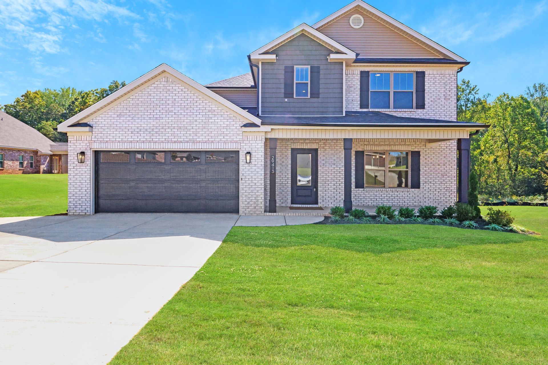 A floor plan of a house with clark homes written on the bottom