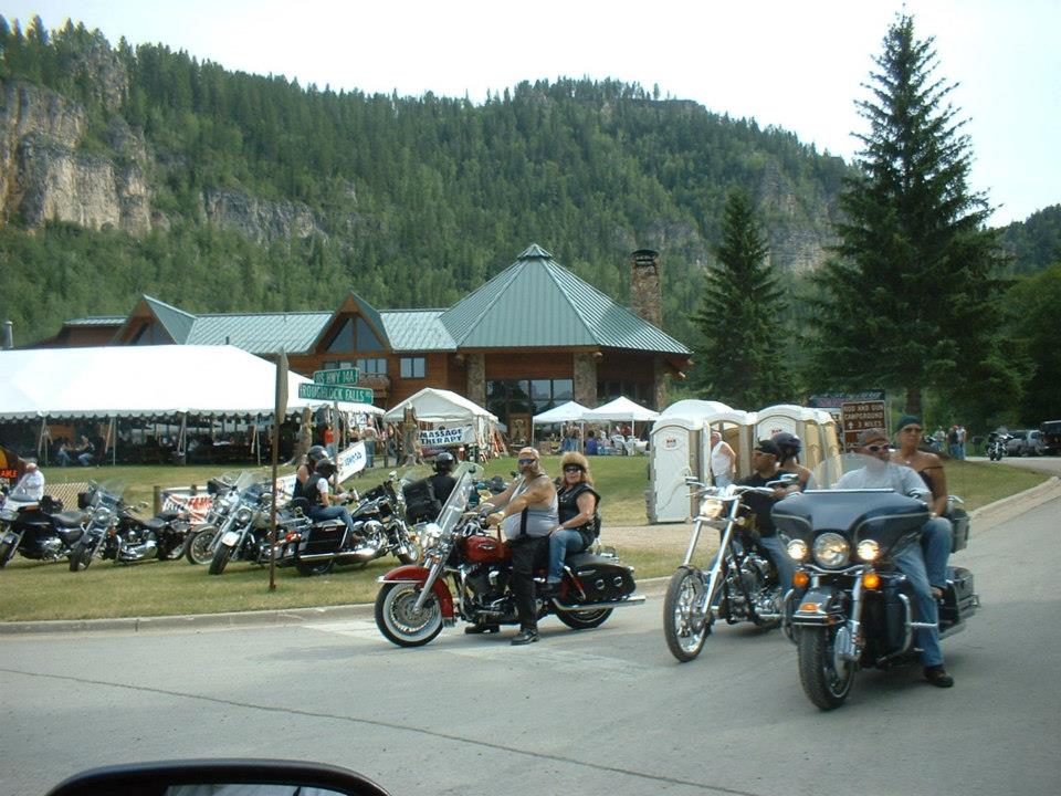 Sturgis Rally participant's riding their motorcyles