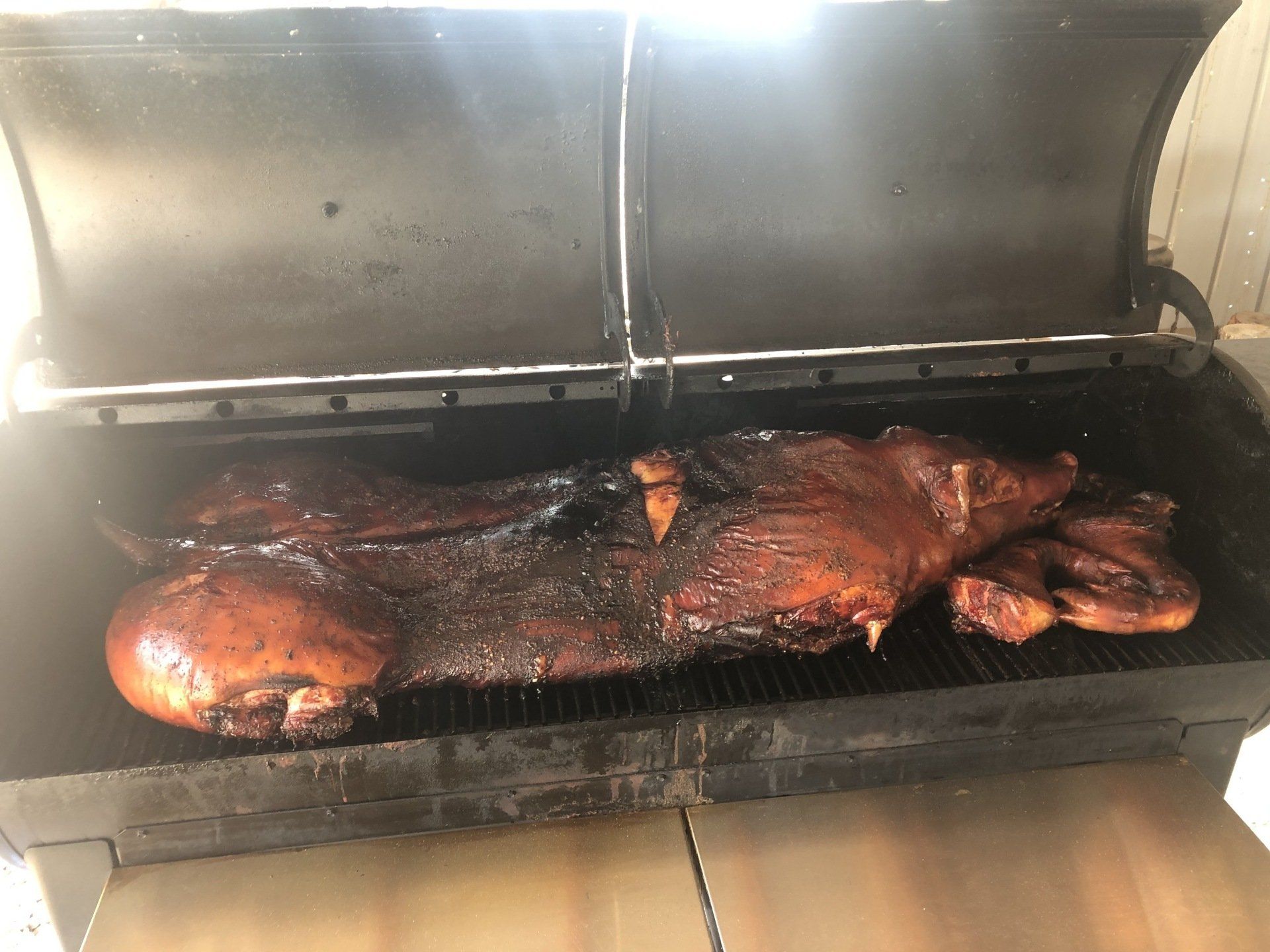 Onion rings and coleslaw