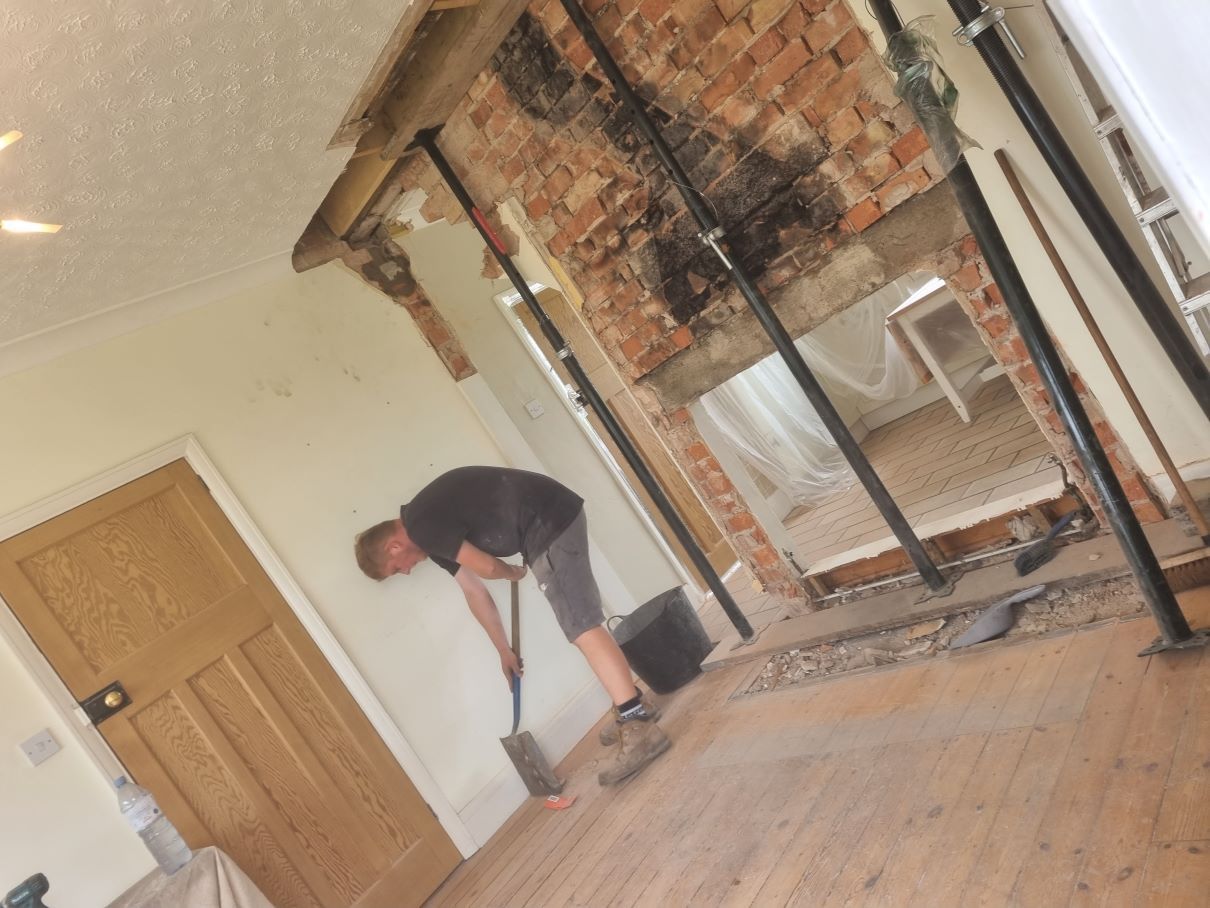 internal chimney removal by buildjunky.com