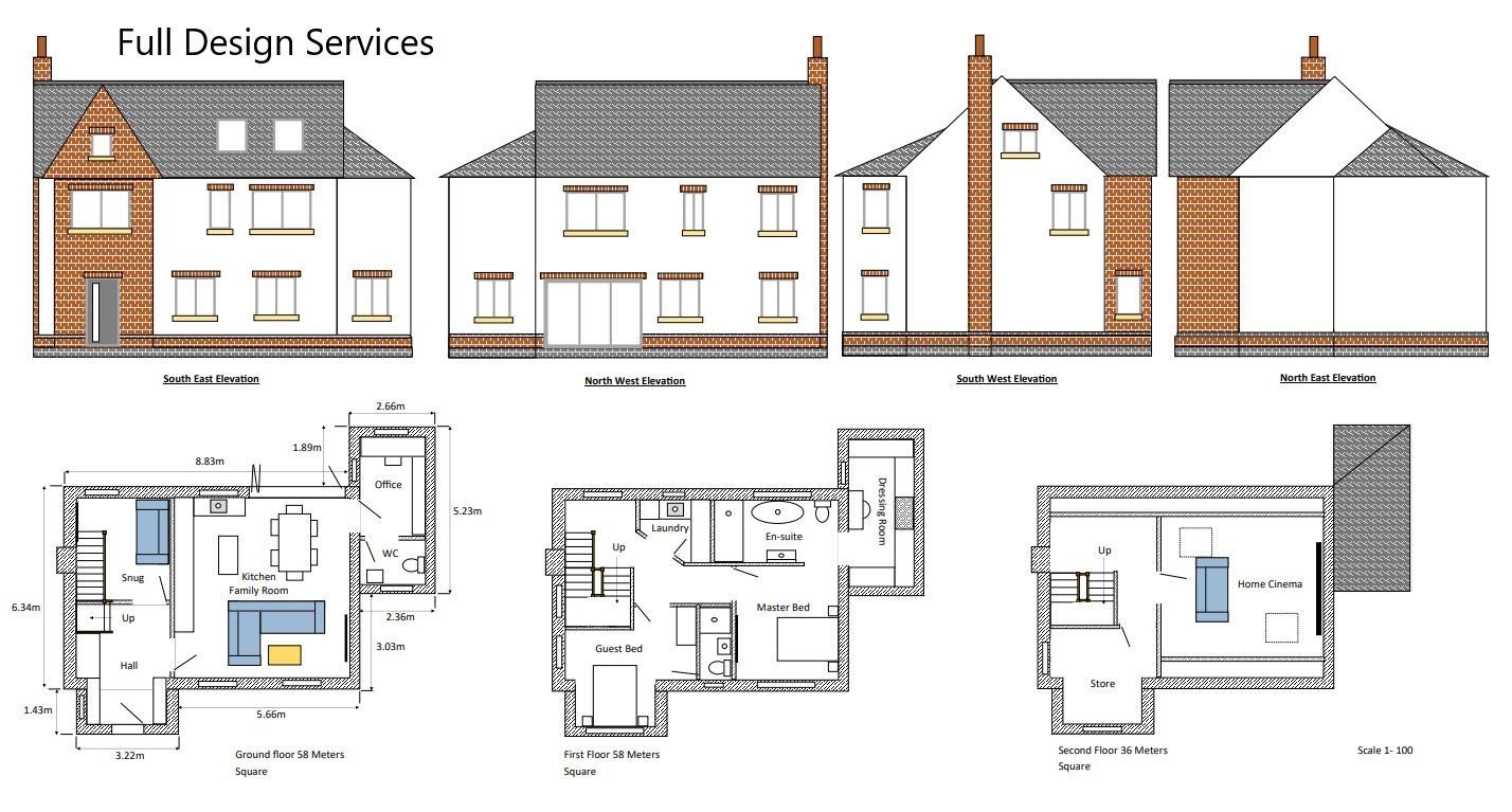 Building and landscaping drawings by buildjunky.com