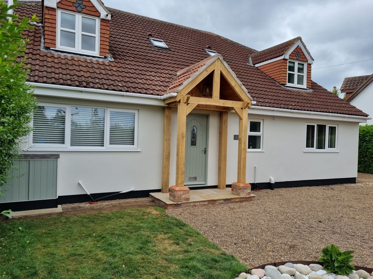 Oak Porch by buildjunky.com