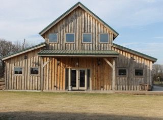 exterior of waddell vineyards wedding venue