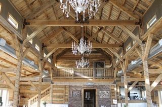 wedding barn venue interior