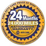 NAPA 24 Months/24K Miles Warranty | Martin’s Auto Care
