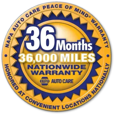 NAPA Warranty Logo | Elite Auto Care