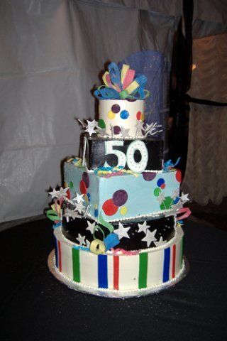 50th birthday cake — Hawley, PA — Sweet Sensation Cakes