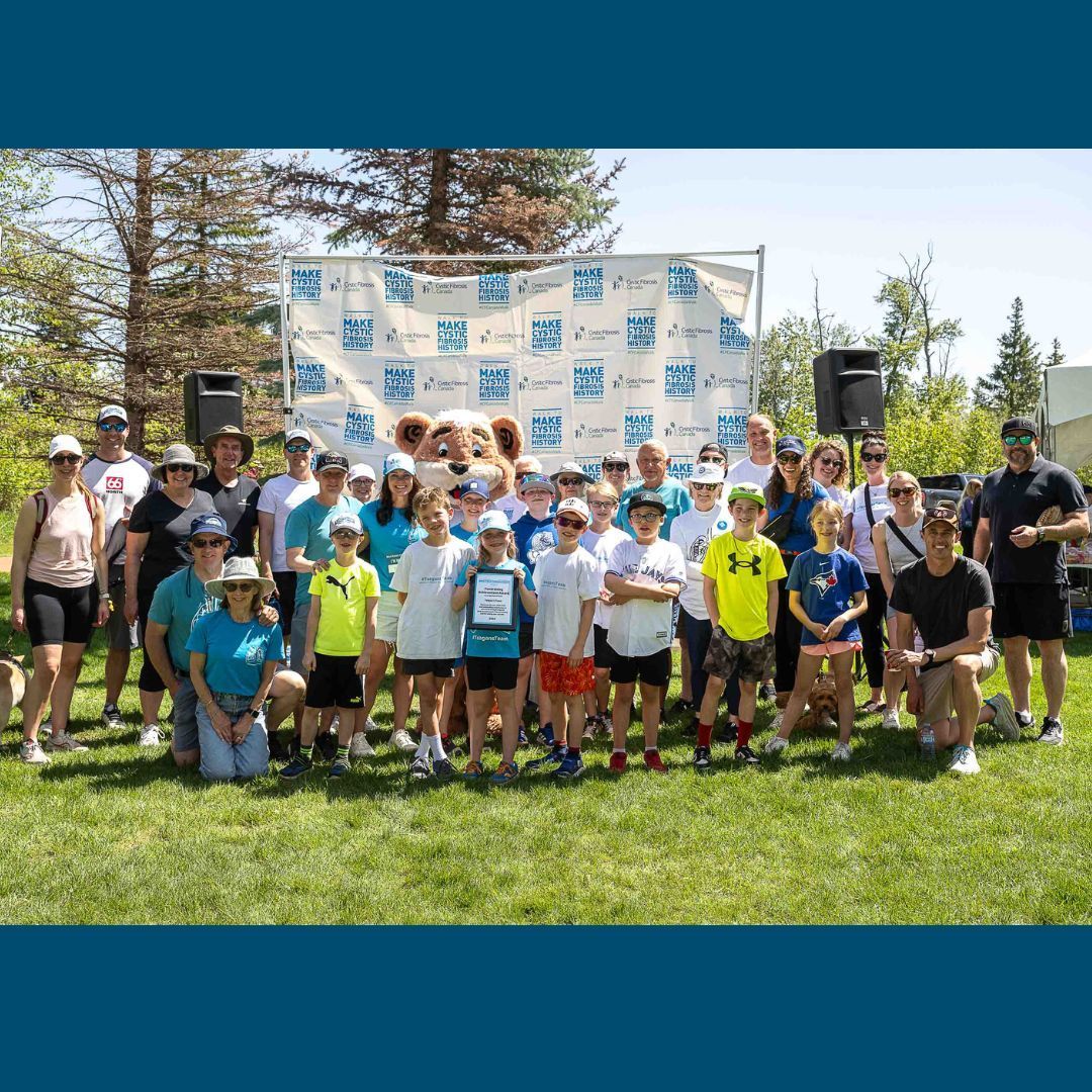 Image of Walkers and a team of fundraisers.