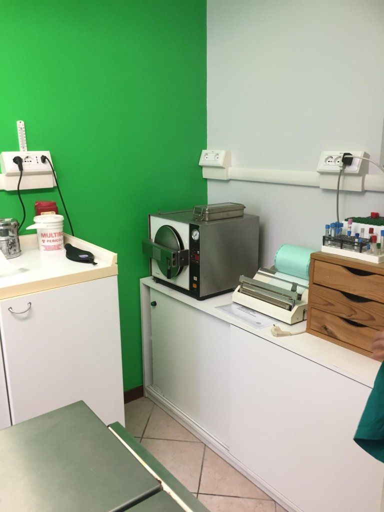 interno di uno studio veterinario