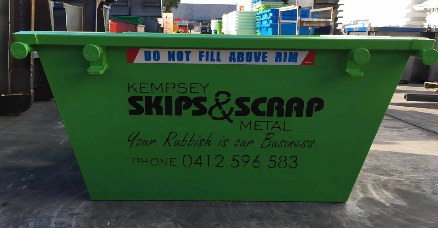 A Green Skip Bin — Kempsey Skip Bins In Gladstone, QLD