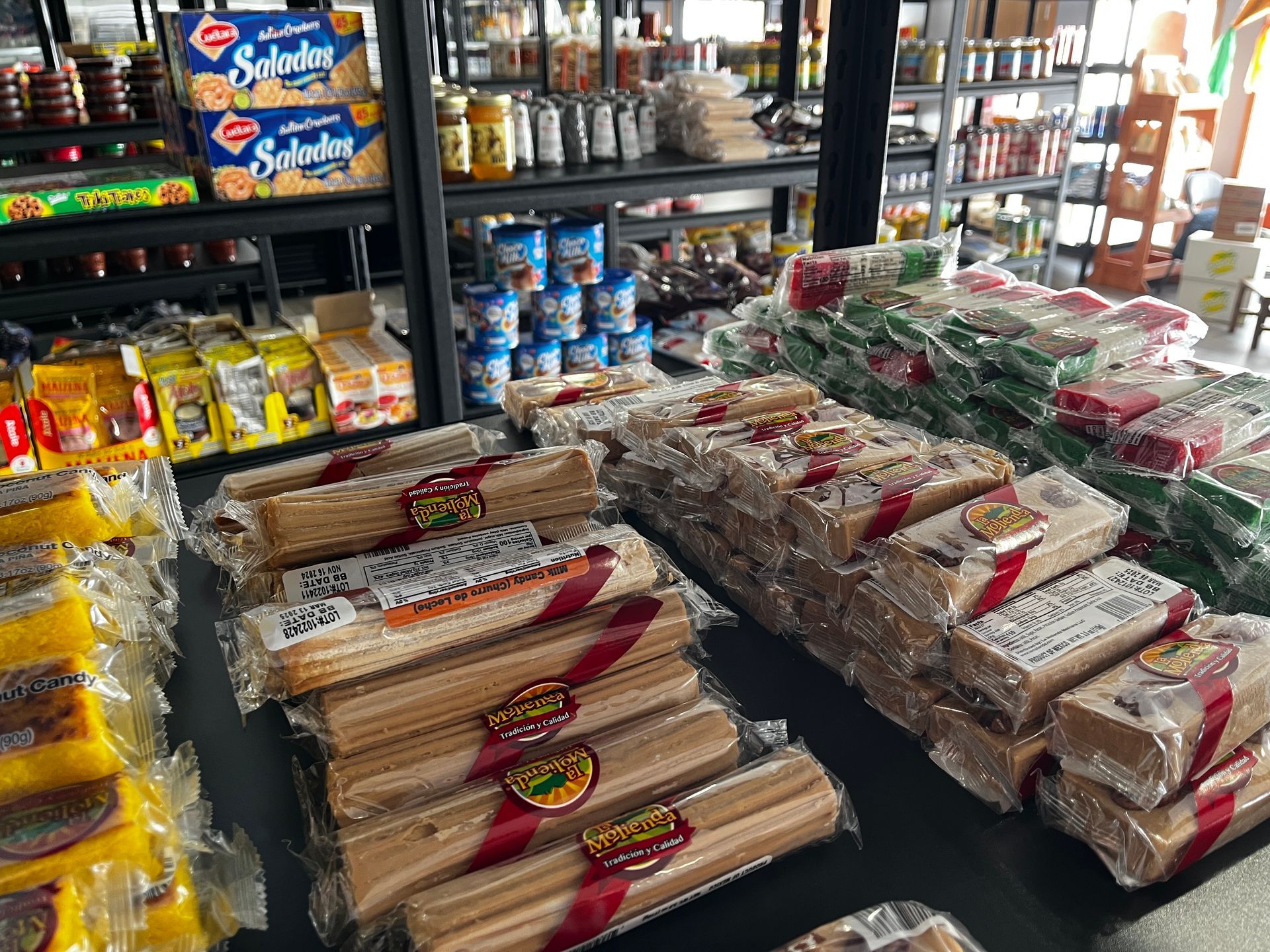 A store filled with lots of different types of food.