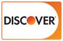 The discover logo is orange and white with a circle in the middle.