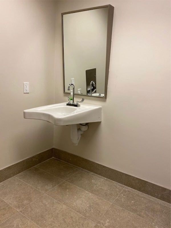 Single Commercial Sink — Naples, FL — Treeline Building