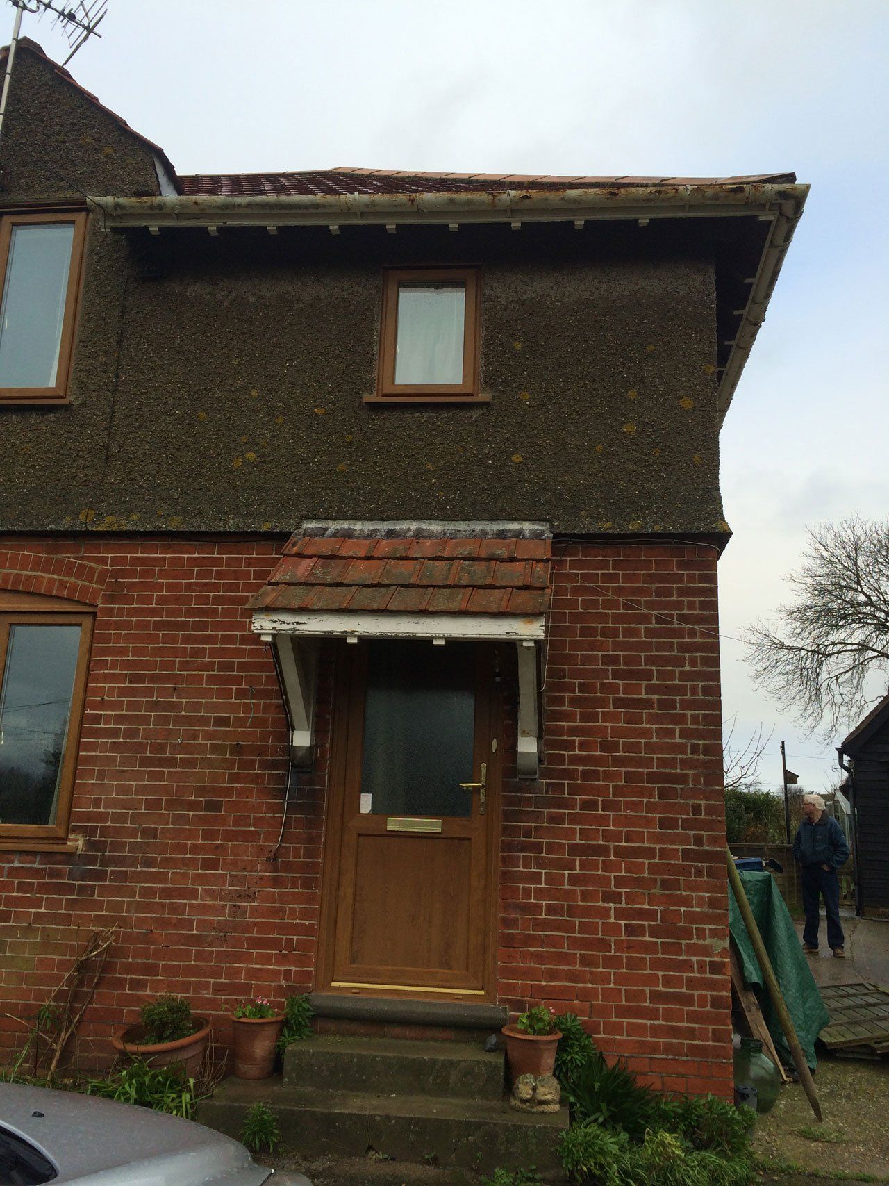 Before House exterior painting