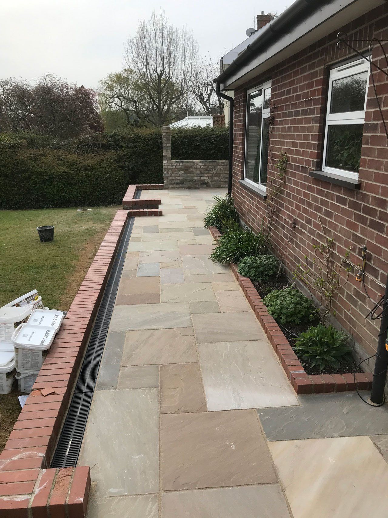 Block paving