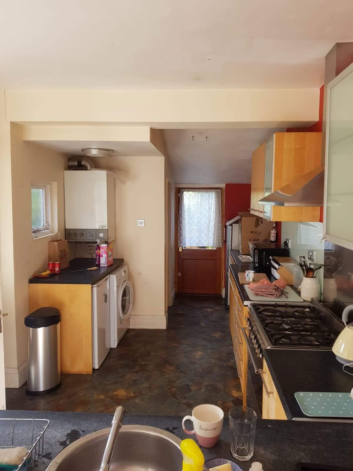 Before image of kitchen interior
