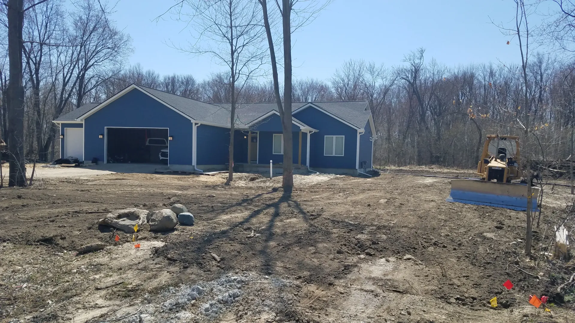 Roof installation on a new home in Genesee County MI