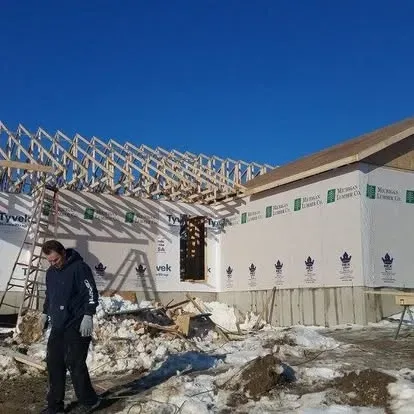 Build-on-your-lot custom home project in Genesee County MI