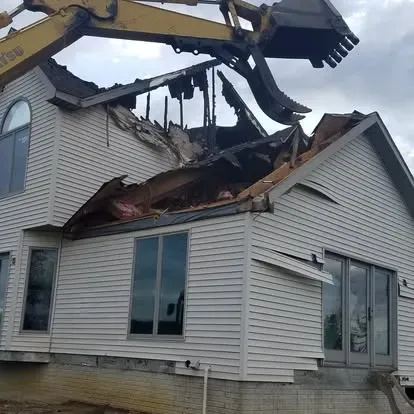 Foundation and footings for new home construction in Genesee County