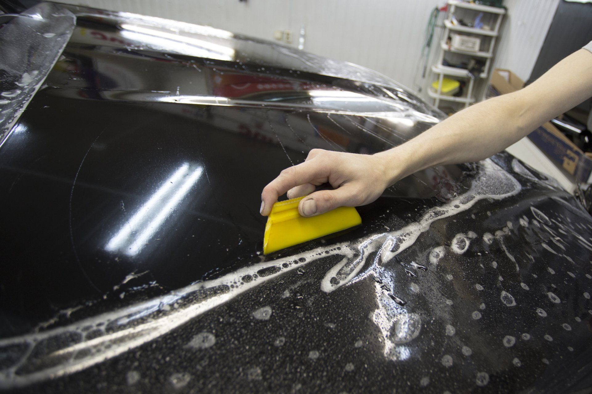 Removing Plastic — Montrose, CO — Mylar's Auto Refinishing Service