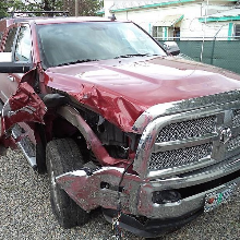 Red Truck — Montrose, CO — Mylar's Auto Refinishing Service