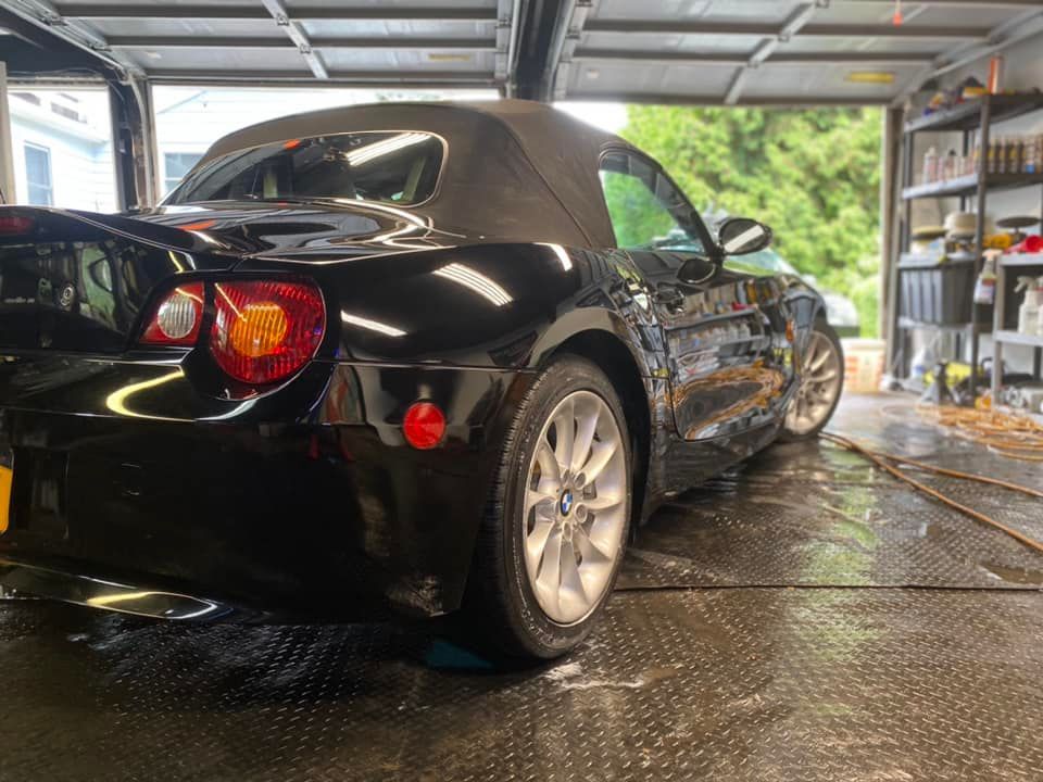 Black Car on the Shop — Rochester, NY — Superior Automotive Detailing