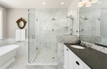 Master bathroom in new home — Affordable Remodeling in Yonkers, NY