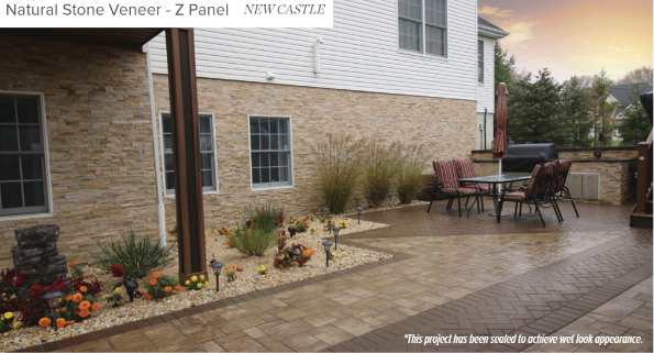 Outdoor Paving with Small Plants — Freehold, NJ — New Jersey Pavers
