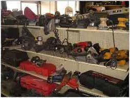 Power Tools on Shelf — La Habra, CA — La Habra Loan & Jewelry