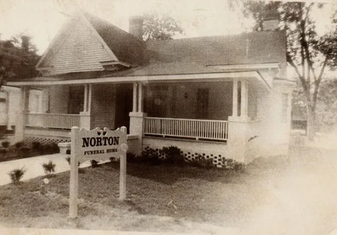 Old photo of Norton Funeral Home