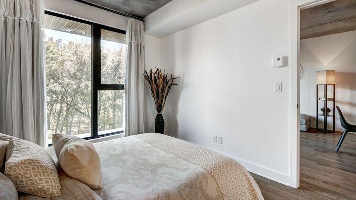 Luxury Bedroom with Large Window