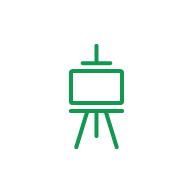 Artists easel icon