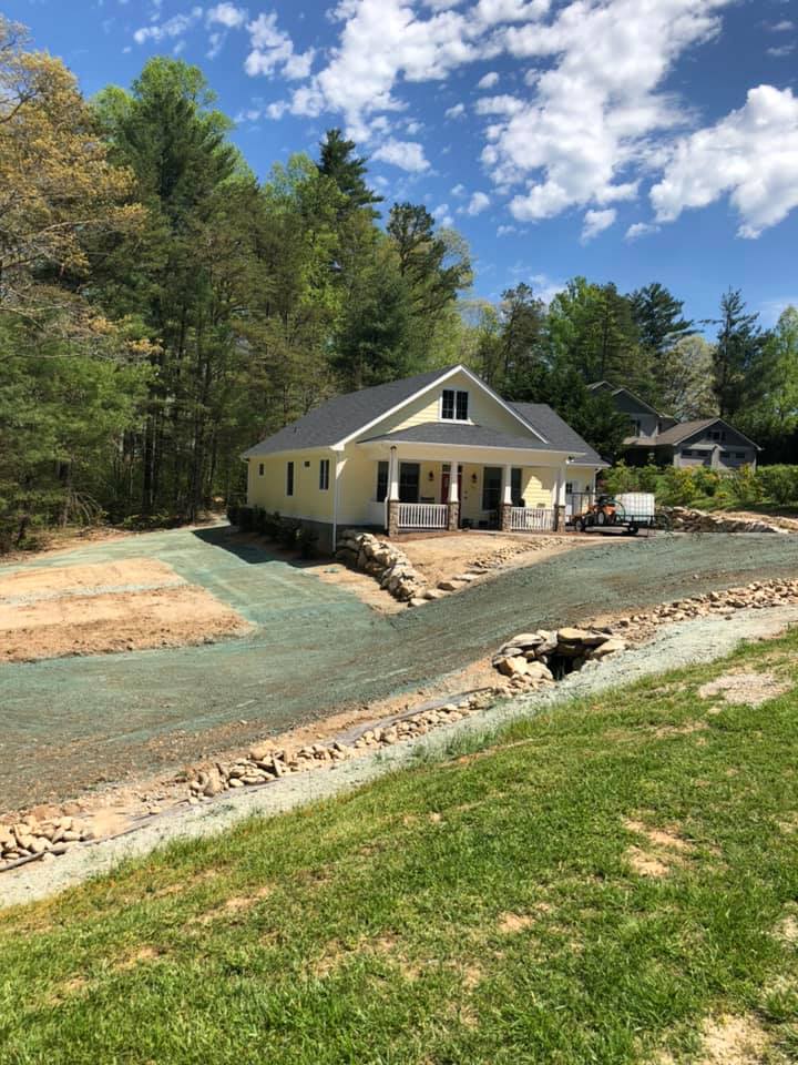 Improving Walk Ways — Hendersonville, NC — Gravely Hydroseeding & Excavating
