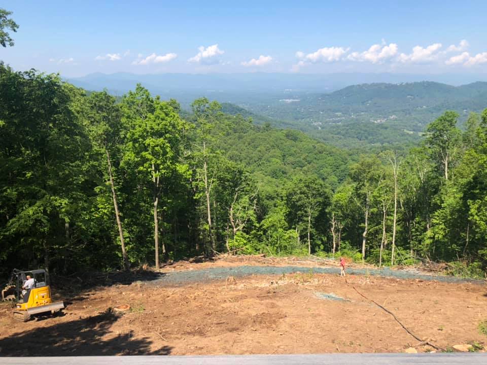 Wide Lot in Sunny Day — Hendersonville, NC — Gravely Hydroseeding & Excavating