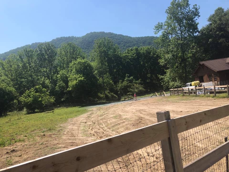 Wide Site Lot — Hendersonville, NC — Gravely Hydroseeding & Excavating