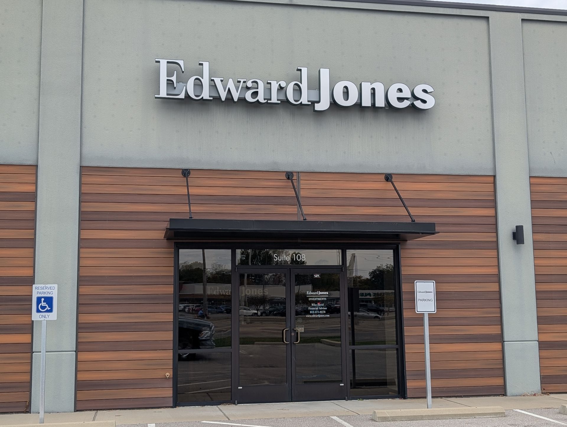 Full electrical installation at Edward Jone near Washington Square Mall, Evansville, IN