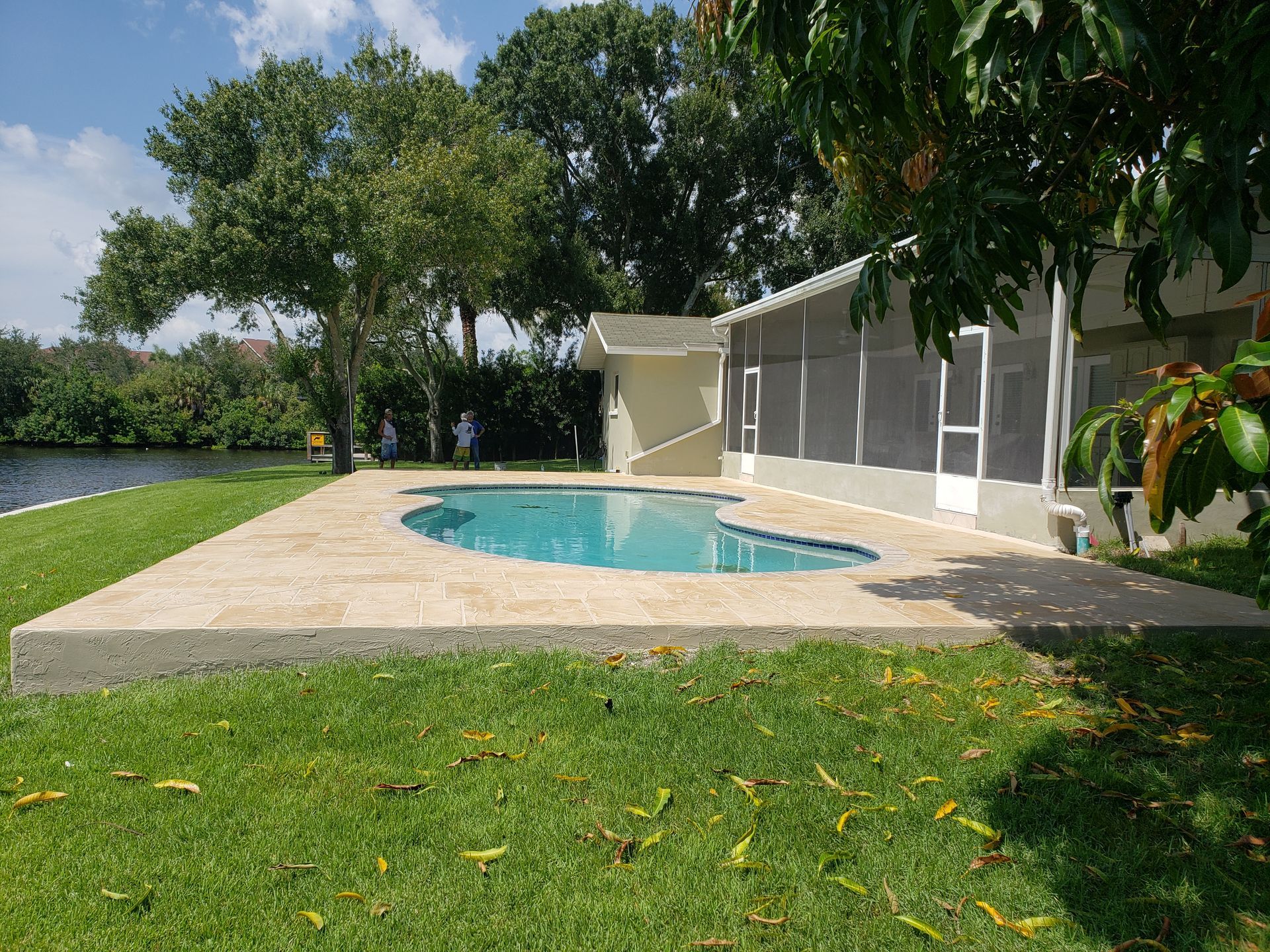 Outdoor with Concrete Floor — Tampa, FL — Concrete Facelift LLC