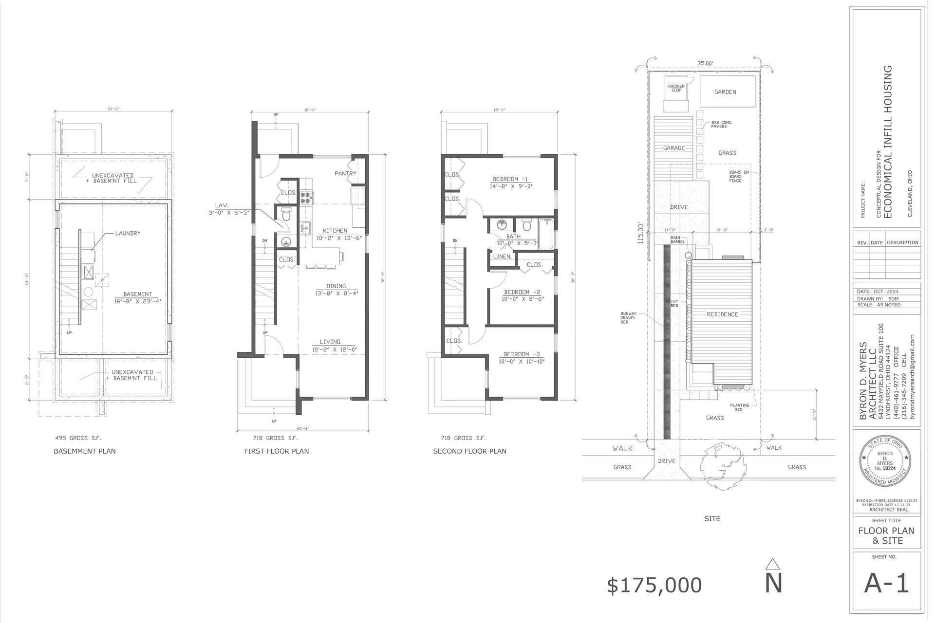 A black and white floor plan of a house.