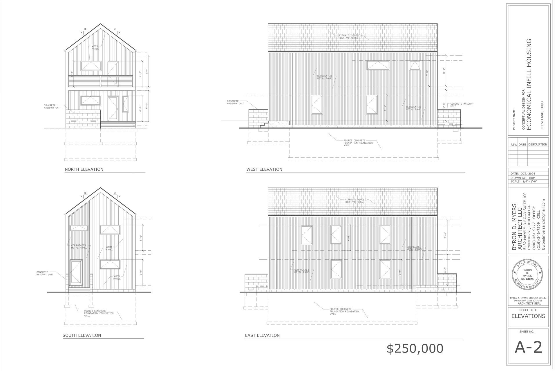 A black and white drawing of a house with a roof.