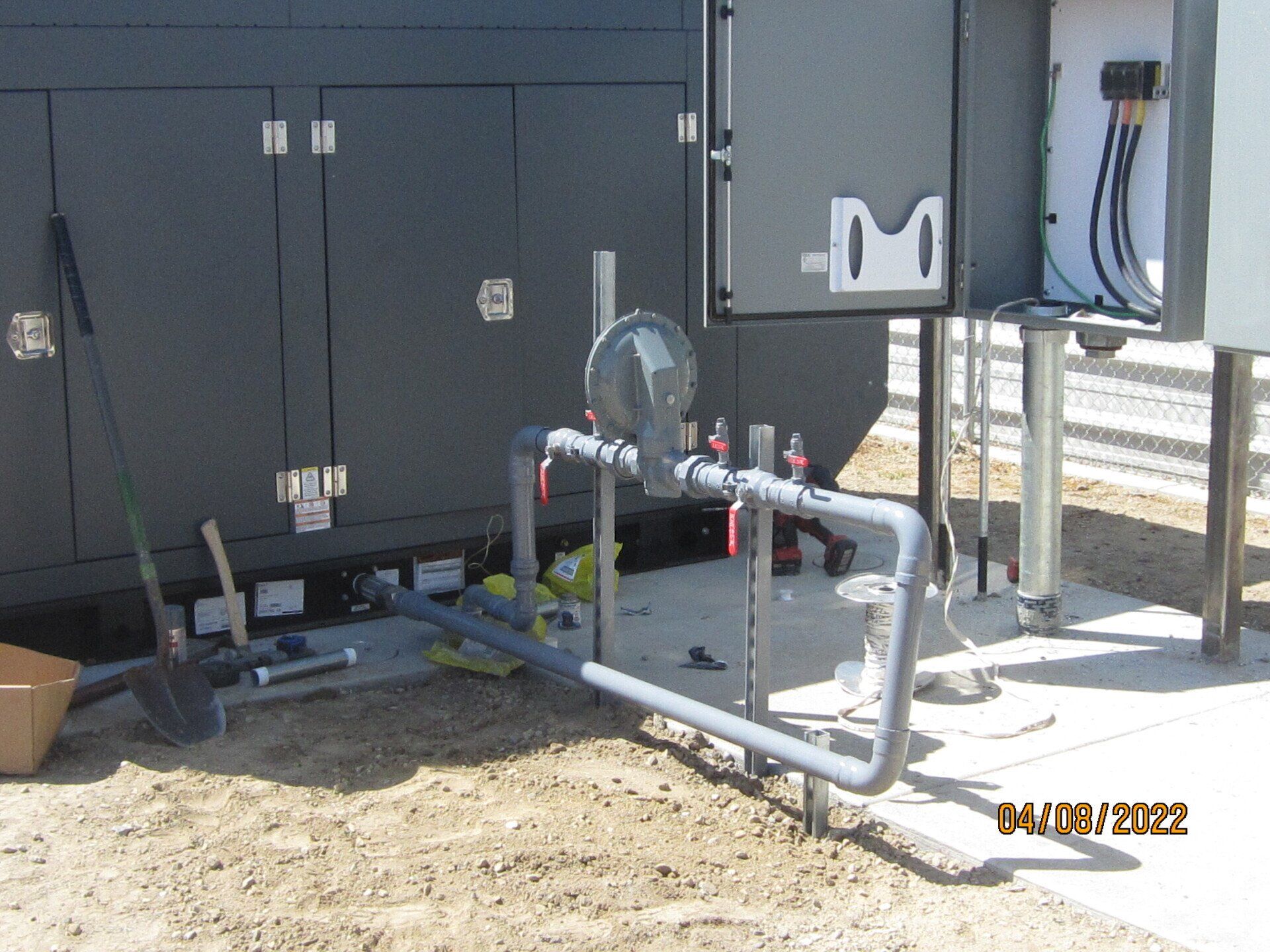 After Gas Generator Installation