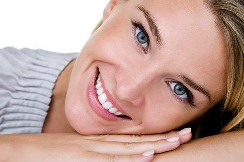 Smiling Woman With Healthy Teeth