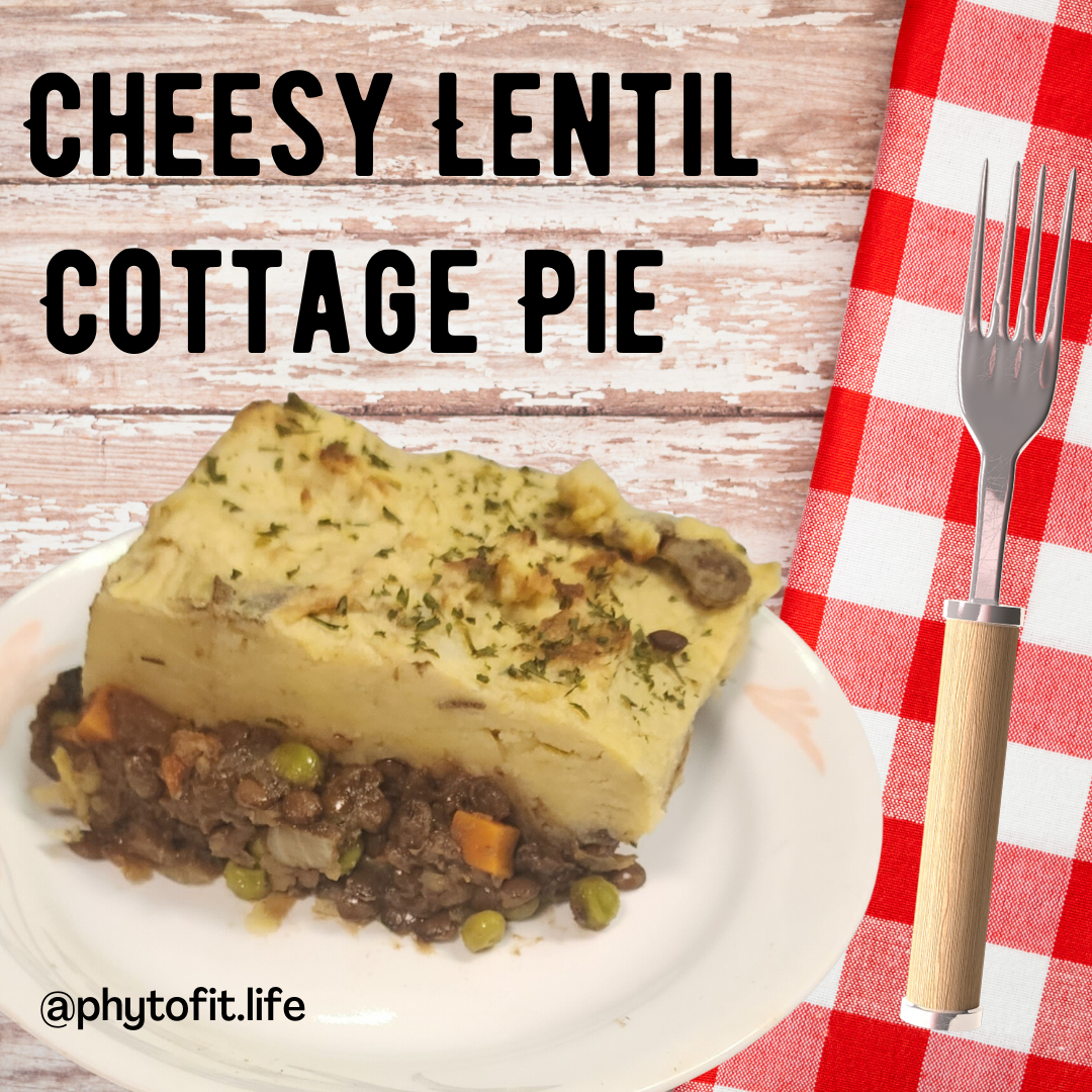 Healthy Cheesy Lentil Pie
