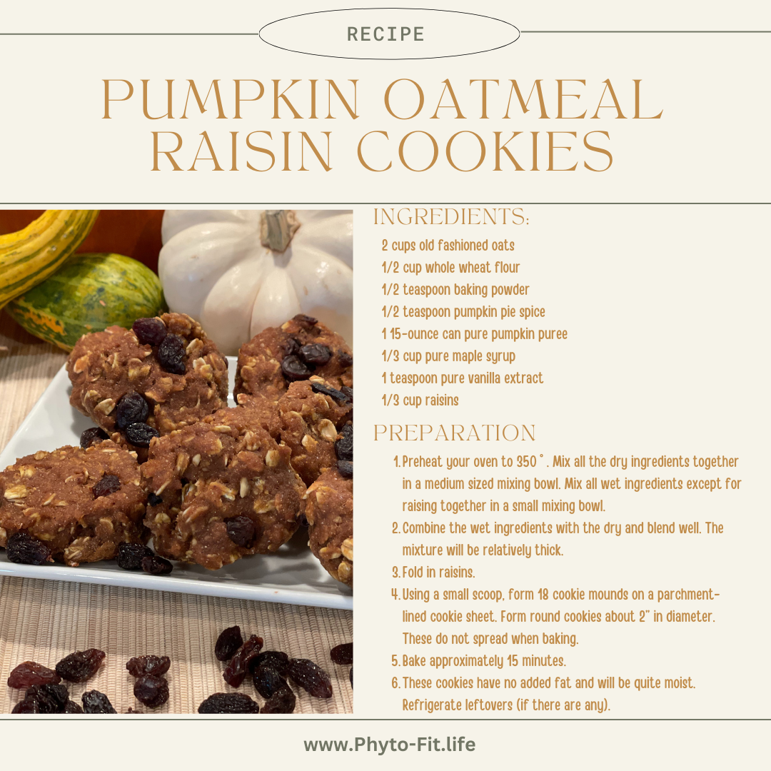 Pumpkin Oatmeal Raisin Cookies Recipe