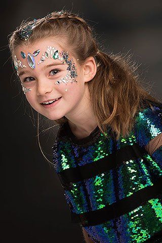 Festival Glitter photo shoot children's party