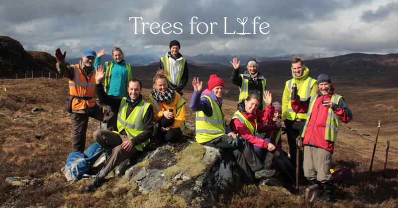 Trees for life charity workers