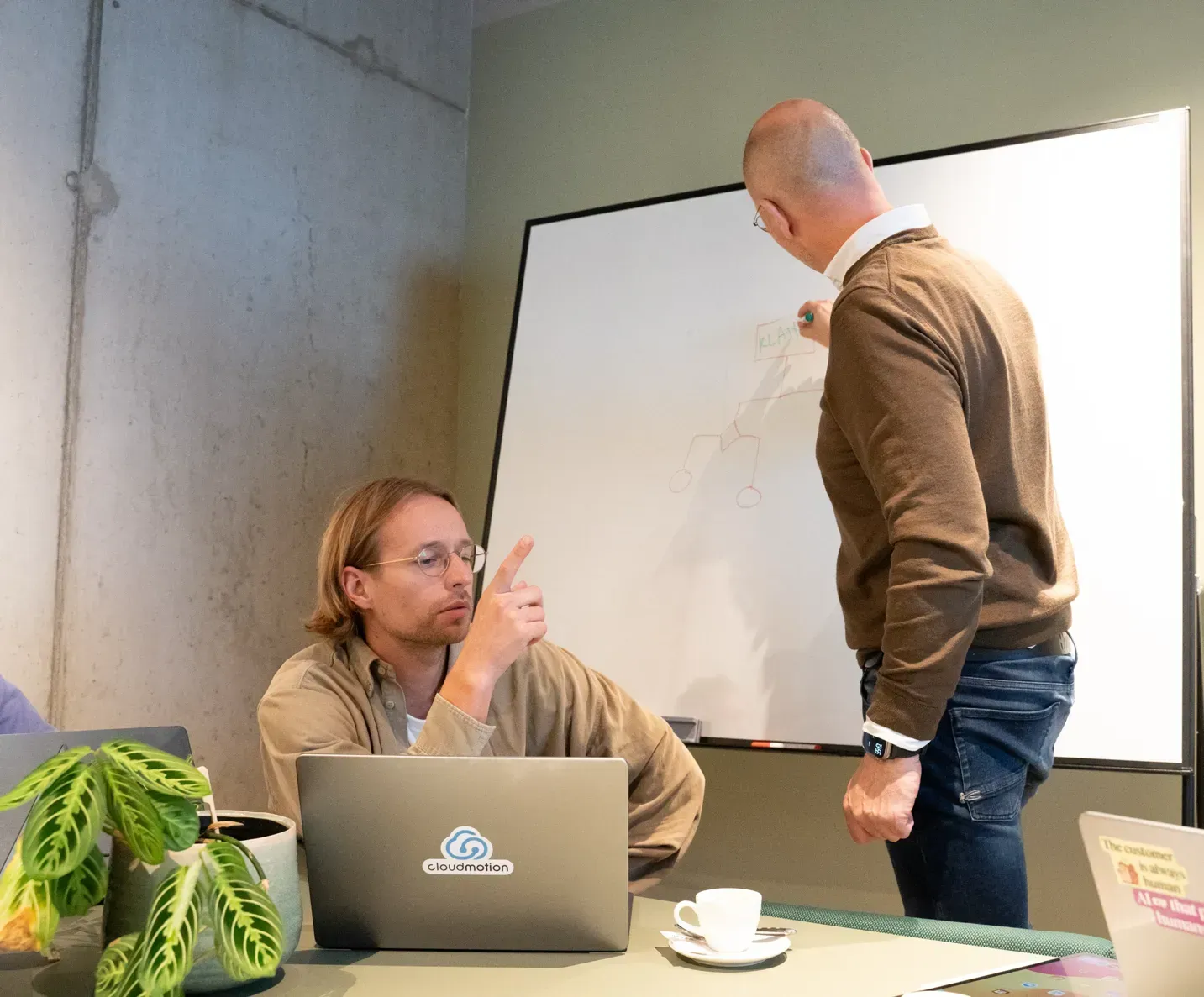 cloudmotion team aan het werk