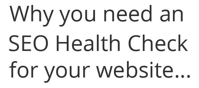 SEO Health check by Marketelements