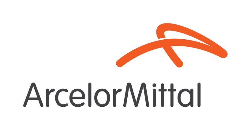The logo for arcelormittal marion ohio is orange and black.